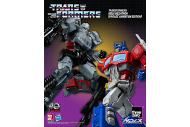 threezero Transformers MDLX vintage edition Megatron and Optimus Prime PREORDER