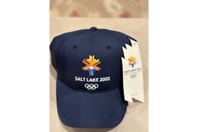 NOS Olympics Hat Cap Snap Back Black XIX Winter Games Salt Lake City Utah