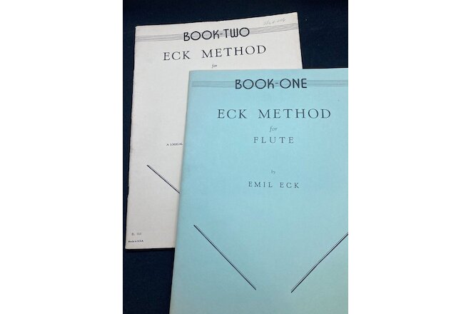 BELWIN Eck Method for Flute, Book 1-2, Workbook #EL00084, EL00105 (2 Books)