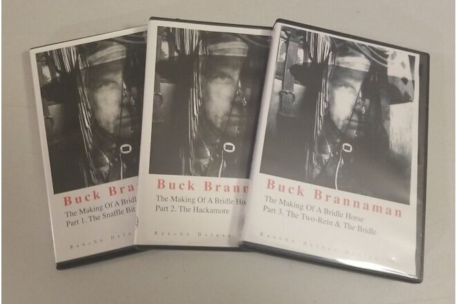 Buck Brannaman The Making of a Bridle Horse 3 DVD Set Snaffle Hackamore Two-Rein