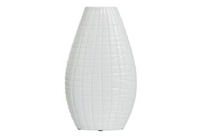 Swan Way - Vase In Modern Style-14.25 Inches Tall and 9 Inches Wide-Matte White