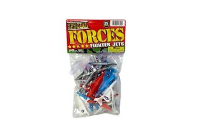 Vintage JA-RU Special Forces Fighter Jets 25 Piece Plastic Toys NEW