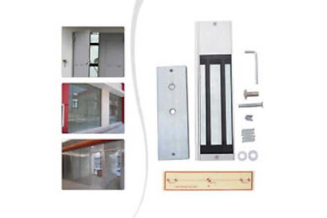 500kg/1100lbs Magnetic Door Lock Waterproof Aluminium Alloy For Access Control