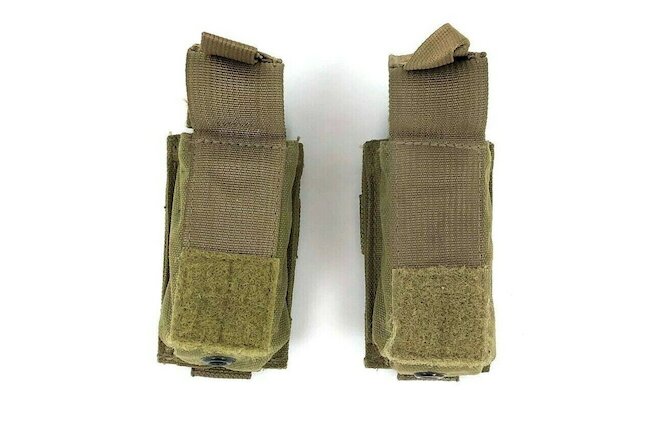 Eagle Industries Military Pistol Mag Pouch, Kydex, Khaki MOLLE SFLCS, 2 PACK