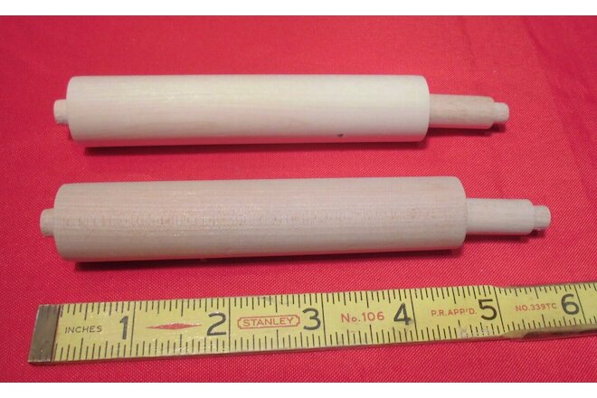 2 pieces; Wood Toilet Paper Roller…New Stock…Spring Loaded...New High Quality