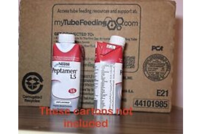 Nestle Peptamen 1.5 Oral Supplement Unflavored 250 ml 24 Carton New Expires 4/24