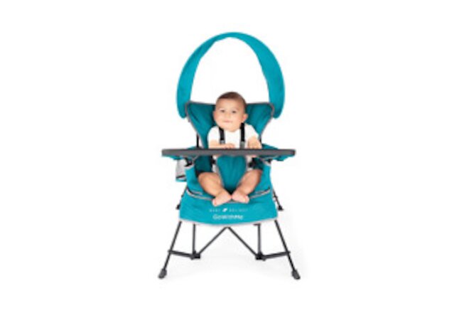 Go with Me Jubilee Deluxe Portable Chair, Removable Canopy, Teal
