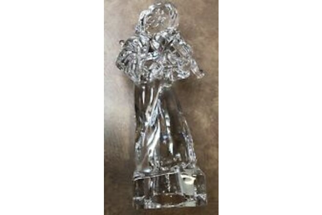 Mikasa Crystal Herald Angelic Violin Figurine 8" Angel - NEW