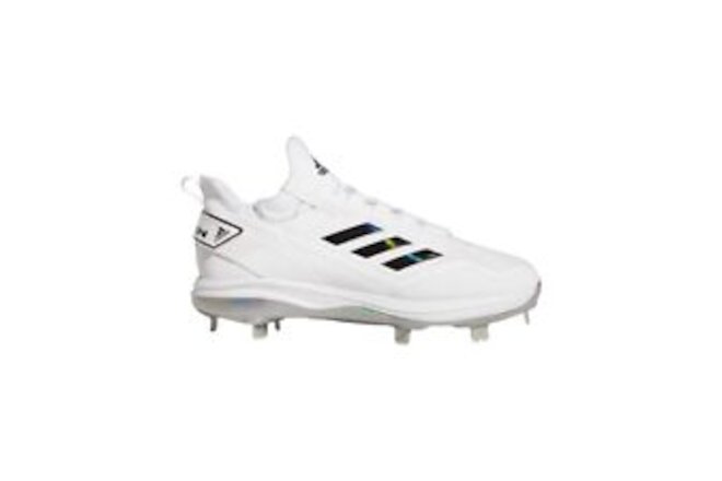 Adidas Icon 7 Bounce Metal Cleat Baseball Shoe WHITE | BLACK SZ 8.5