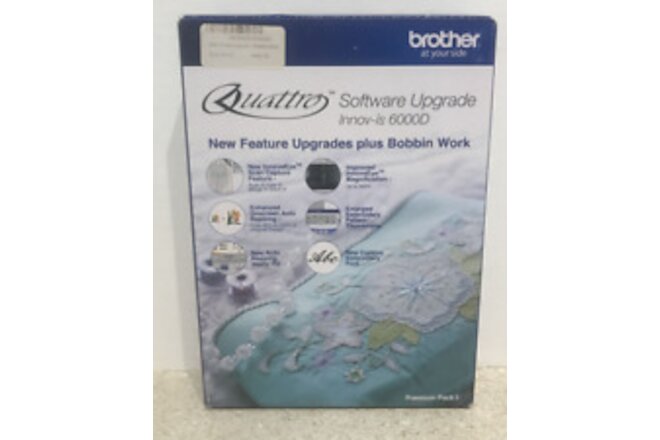 Brother Quattro Software Upgrade Kit Innov-is 6000D Premium Pack 1 ~ Bobbin Work