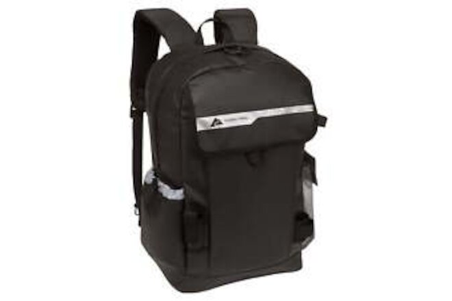 Ozark Trail Tackle and Gear 27 Ltr Fishing Backpack, Black, Unisex, Polyester