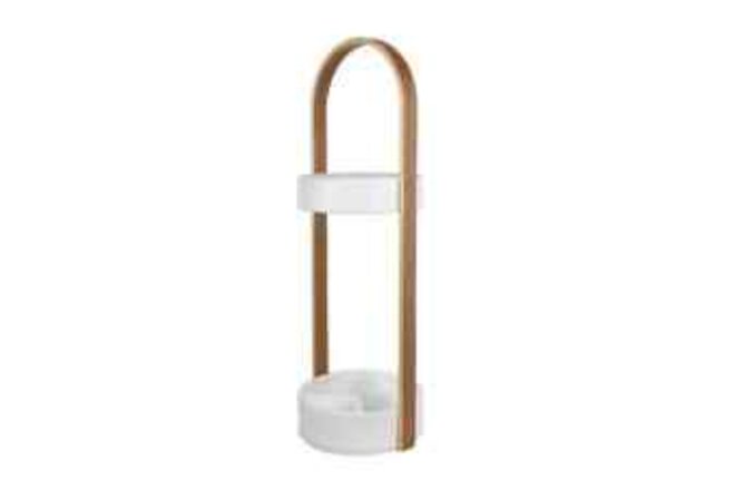 Umbra Bellwood 9-3/4" W Steel and Wood Umbrella Stand - WHITE Free Shipping