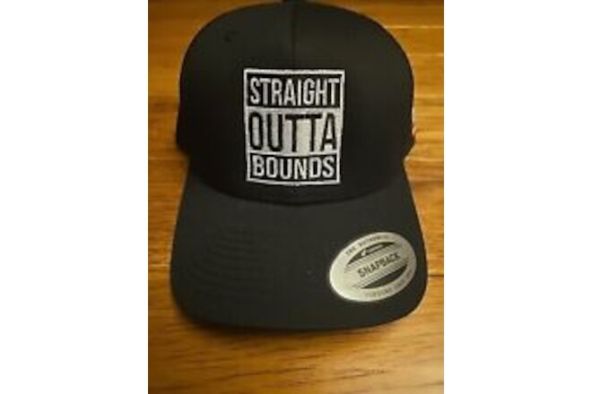 Straight Outta Bounds Can't Break 80 Yupong SnapBack Golf Hat