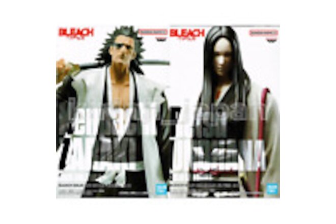 Bleach Kenpachi Zaraki Retsu Unohana Figure Set of 2 SOLID AND SOULS Authentic