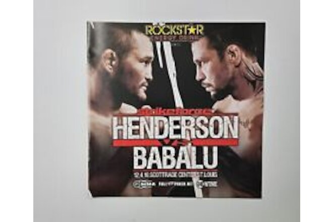 Strikeforce MMA Program Dan Henderson UFC Ultimate Fighting Robbie Lawler