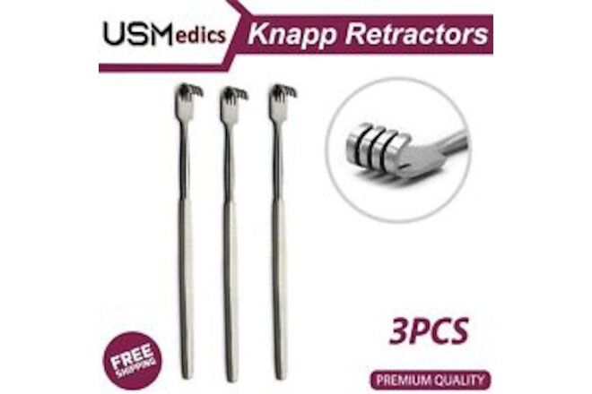Medical Dental Ophthalmic Knapp Retractor 4 Prongs Surgical instruments BEADEN®