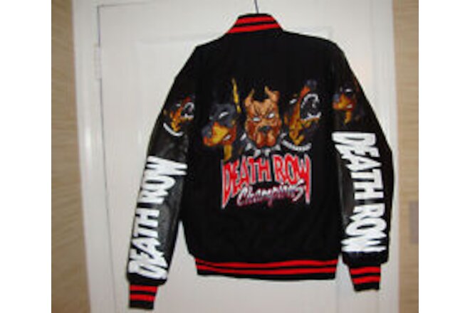Death Row Champions Varsity Letterman Jacket Stitched Brand New