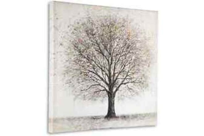 F118090 Harela Abstract Black and White Tree of Life Canvas Painting poster