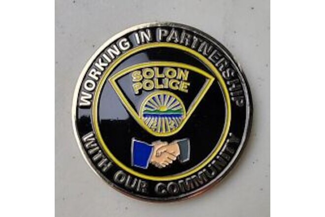 SOLON POLICE - CHALLENGE COIN - 1