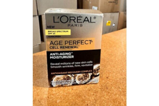 L'Oreal Paris Age Perfect Cell Renewal Anti-Aging Moisturizer SPF 25 EXP 2/2024