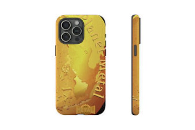 Planet Metal iPhone 15 Pro Phone Case Pixel Phone Case Samsung Phone Case Retro