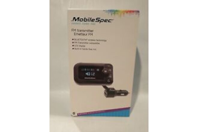 MobleSpec FM Transmitter (MBS13203) Bluetooth Wireless Technology