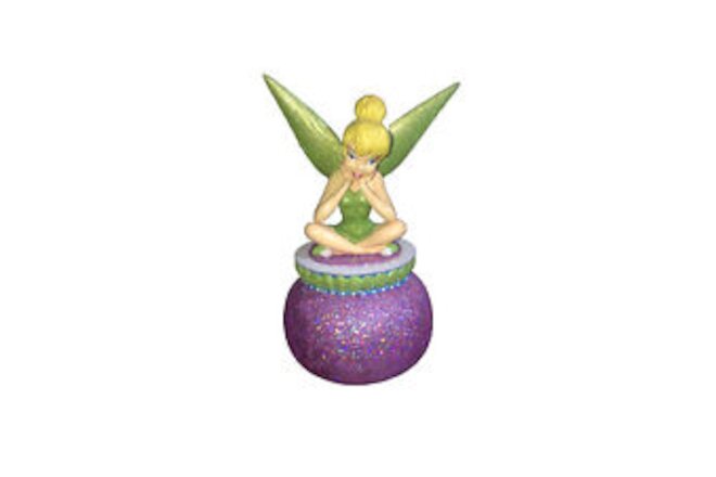 Disney Tinker Bell Fairy Vinyl Glittering Bank w/Stopper