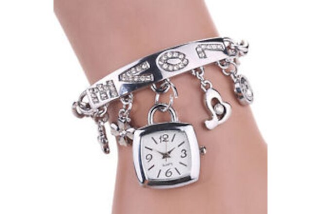 Jewelry Wristwatch Wear-resistant Shiny Surface Stylish Quartz Bracelet Watch