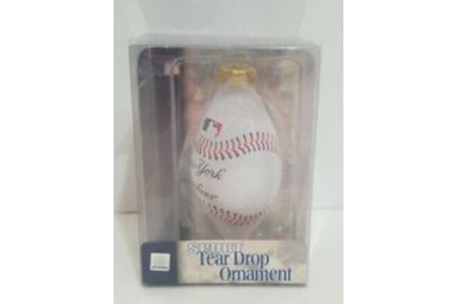 New York Yankees Sport Tear Drop Ornament MLB Baseball Forever Collectibles 4.5"