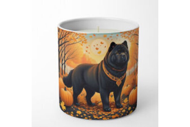 Black Chow Chow Fall Decorative Soy Candle