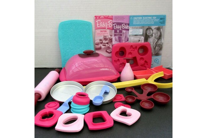 Easy Bake Oven Accessories Replacements Lot 25+ Pieces Deluxe Delights and More