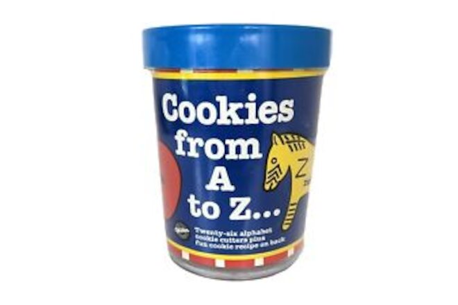 Wilton Alphabet Childrens A to Z Cookie Cutter Set (Vintage 1990) Recipe SEALED