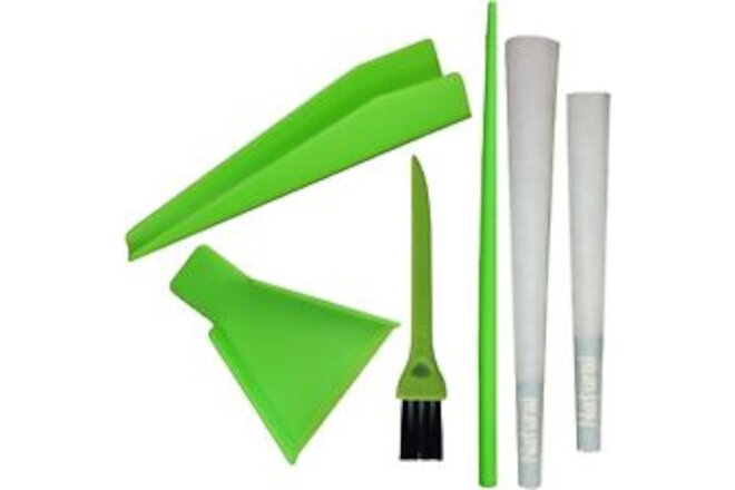 Pre Rolled Cones Cone Loader – Funnel Tool Green Packing Stick to Fill 1 1/4