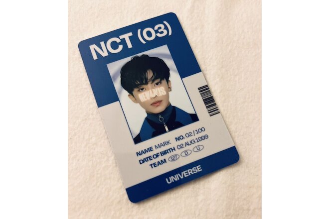 [MARK] NCT 2021 Universe SMTown Official MD Goods ID Card - NCT 127 DREAM SUPERM