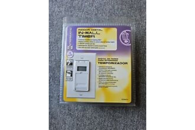 Intermatic EJ500CH Indoor Digital In-Wall Switch Timer - NOS - 7 On/Off Settings