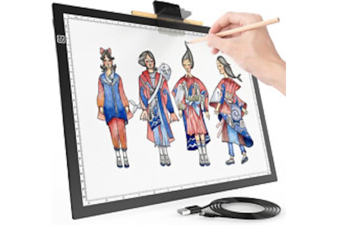 Light Board, LED Light Pad for Drawing A3S/B4, Ultra-Thin Tracing Light Box By