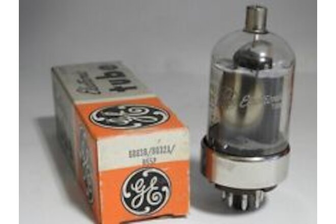 NEW IN THE BOX TESTED G.E. 8032A / 6883B (12 VOLT 6146B) BEAM POWER OUTPUT TUBE