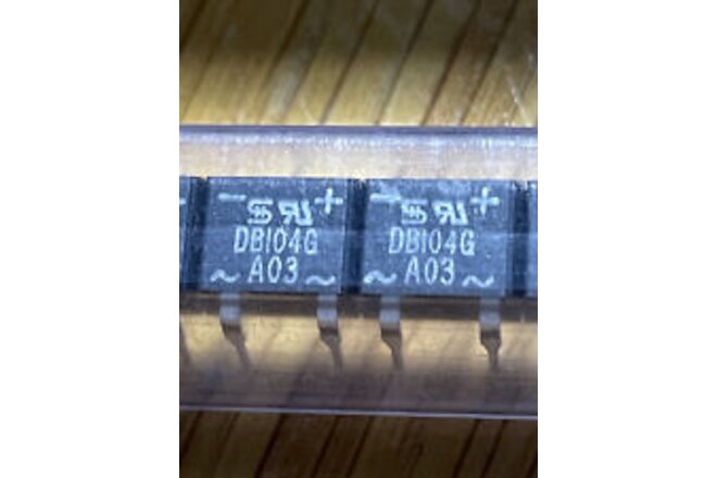 A lot of 20  Full wave bridge rectifier DB104G, 1 A, 400 V., in DIP6 case