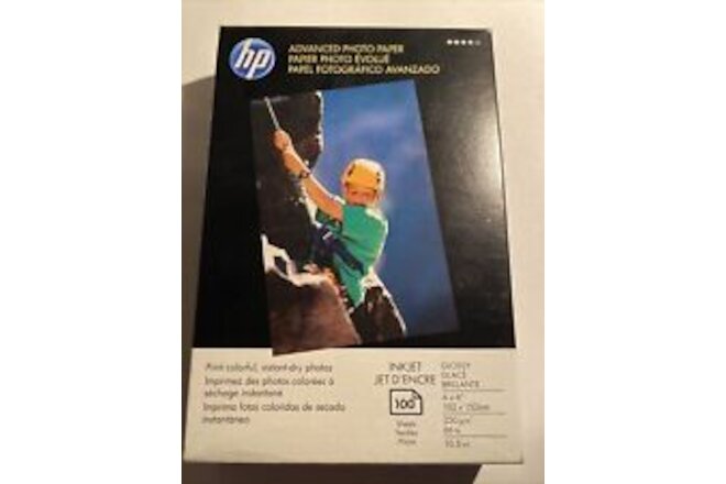 HP Advanced photo Paper 100 sheets 4 x 6-Inch Glossy + Sample Canon Paper zal