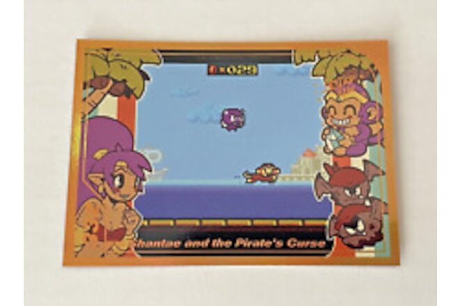 Limited Run Shantae and the Pirate's Curse VITA PS4 Switch GOLD Trading Card 332