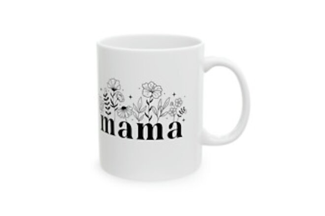Floral Mama Mug Bohemian Mothers Day Birthday Gift For Her Mom Coffee Tea Cup