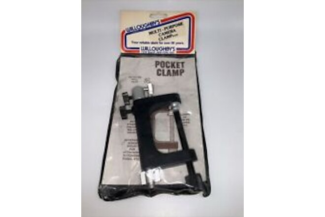 WILLOUGHBY’S Photo pocket clamp New Old stock Rare.
