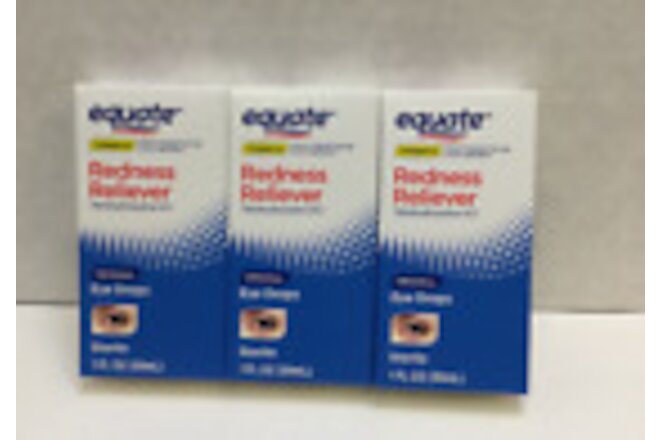 Equate Original Redness Reliever Sterile Eye Drops EXP 08/23 Free Shipping