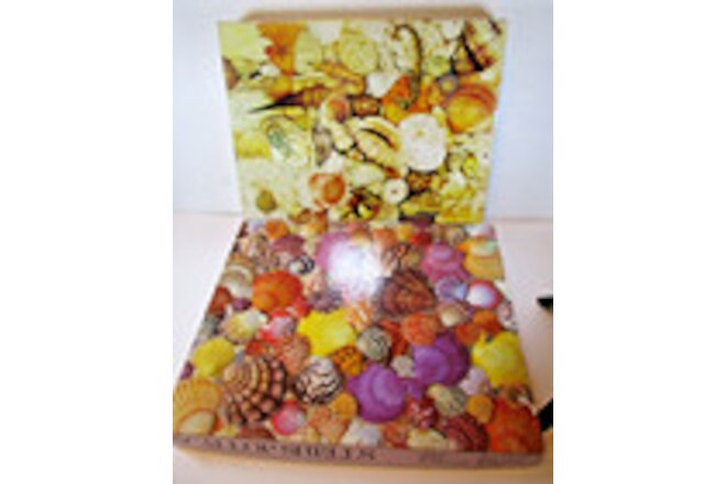 2 Vntg Puzzles Sprinkbok Sea Treasures 1975 & Down East Crafts Scallop Shells 98