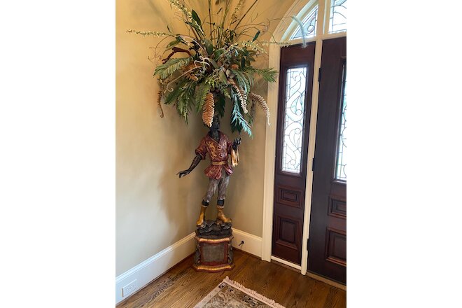Antique Pair of Italian Blackamoor Statues