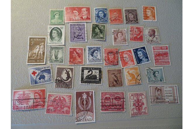 Used Australia Postage Stamps #136
