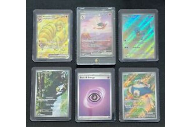 Pokemon 152 Charizard ex 199/165 6 card lot squirtle snorlax ninetails ex