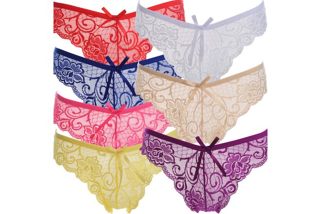 Cute Sexy Women's Lingerie Lace Thongs G-string Panties Underwear Briefs T-back