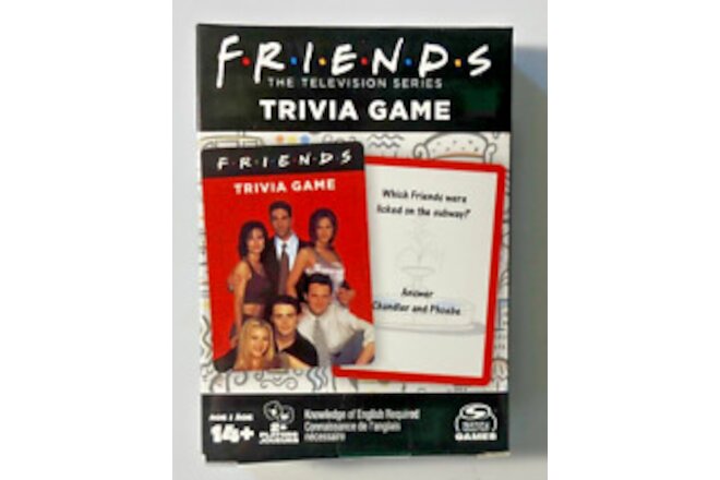 Friends Television Series - Spin Master 20164633 Trivia Game card game Mint HTF!
