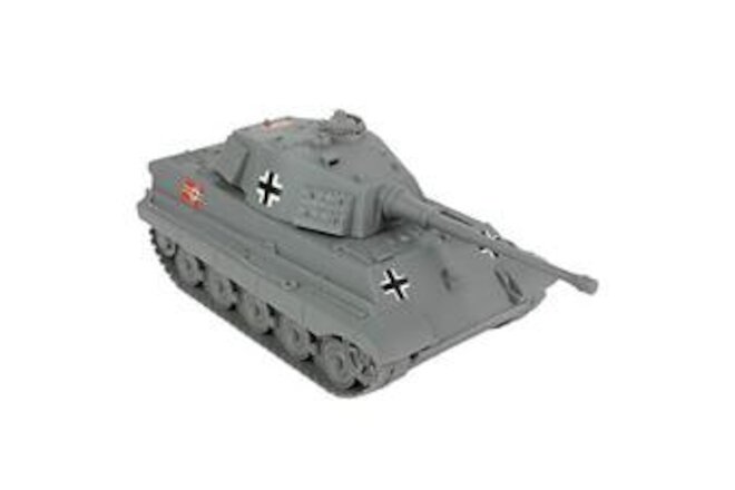 BMC WWII Gray German King Tiger Toy Tank 1:32 Scale for 54mm Army Men Soldier...